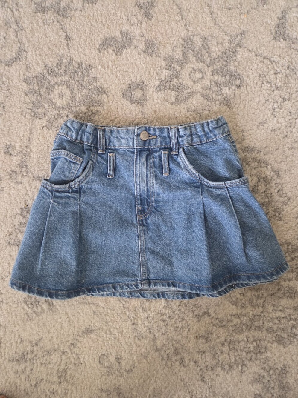 Zara Blue Denim Jean Skirt